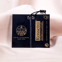 Custom Garment Tags Black Cardboard Swing Tick